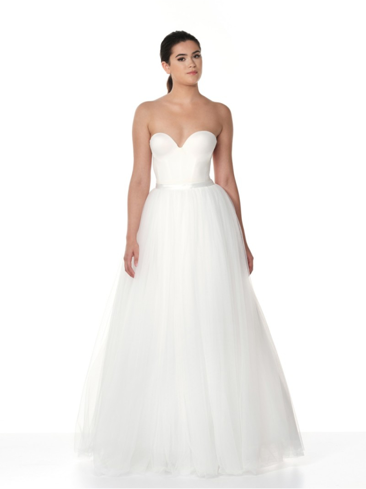 Poirier S325-250 Ivory- Falda de Tul Marfil main product photo