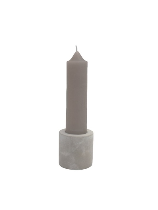 Leeff 18723 Big Candles Giftset Brian Taupe main product photo