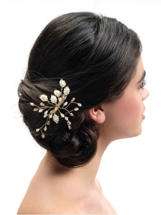 Peineta Poirier boda BB-444 Dorado main product photo