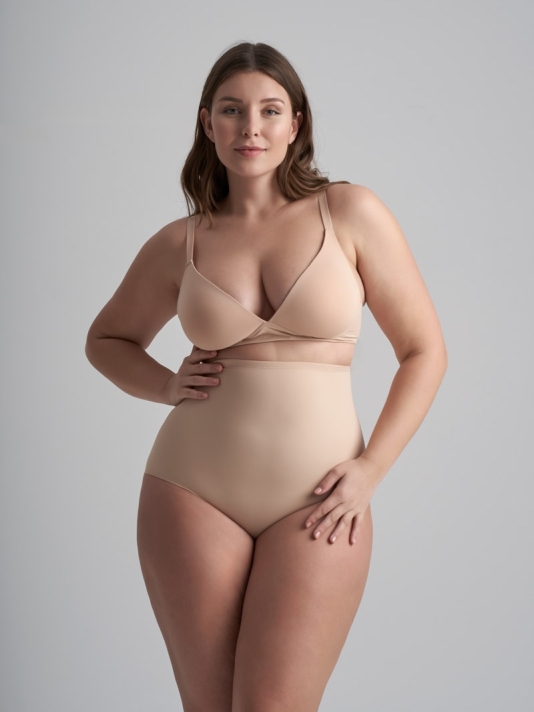 BYE BRA Sculpting | Braga de Cintura Alta Beige main product photo