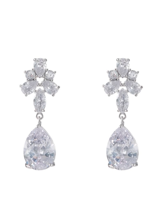 G. Westerleigh ER4154 Pendientes Novias Plata main product photo