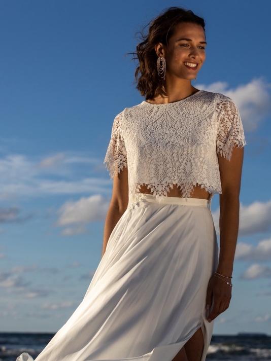 Novias Elise Bolero de encaje main product photo
