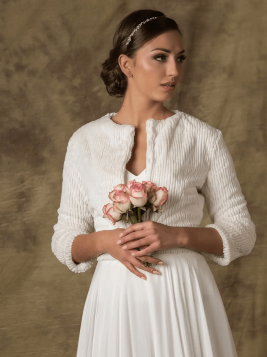 Novias FRESIA F13 - Chaqueta de piel sintética Marfil main product photo