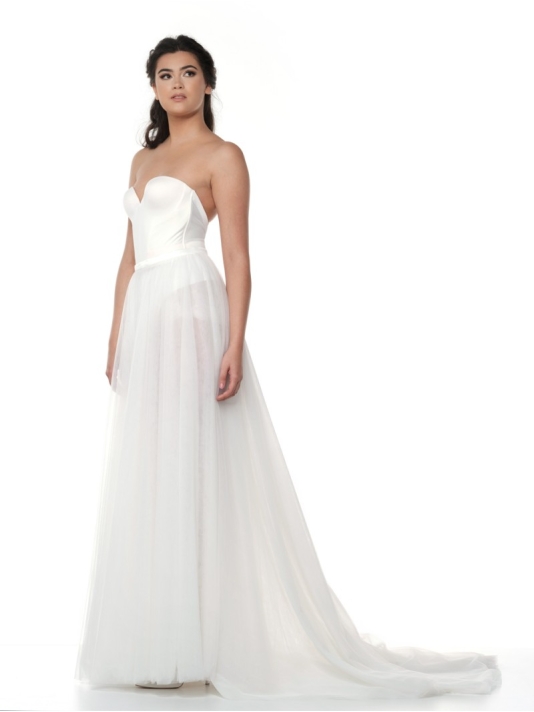 Poirier S323-250 Ivory- Falda Marfil main product photo